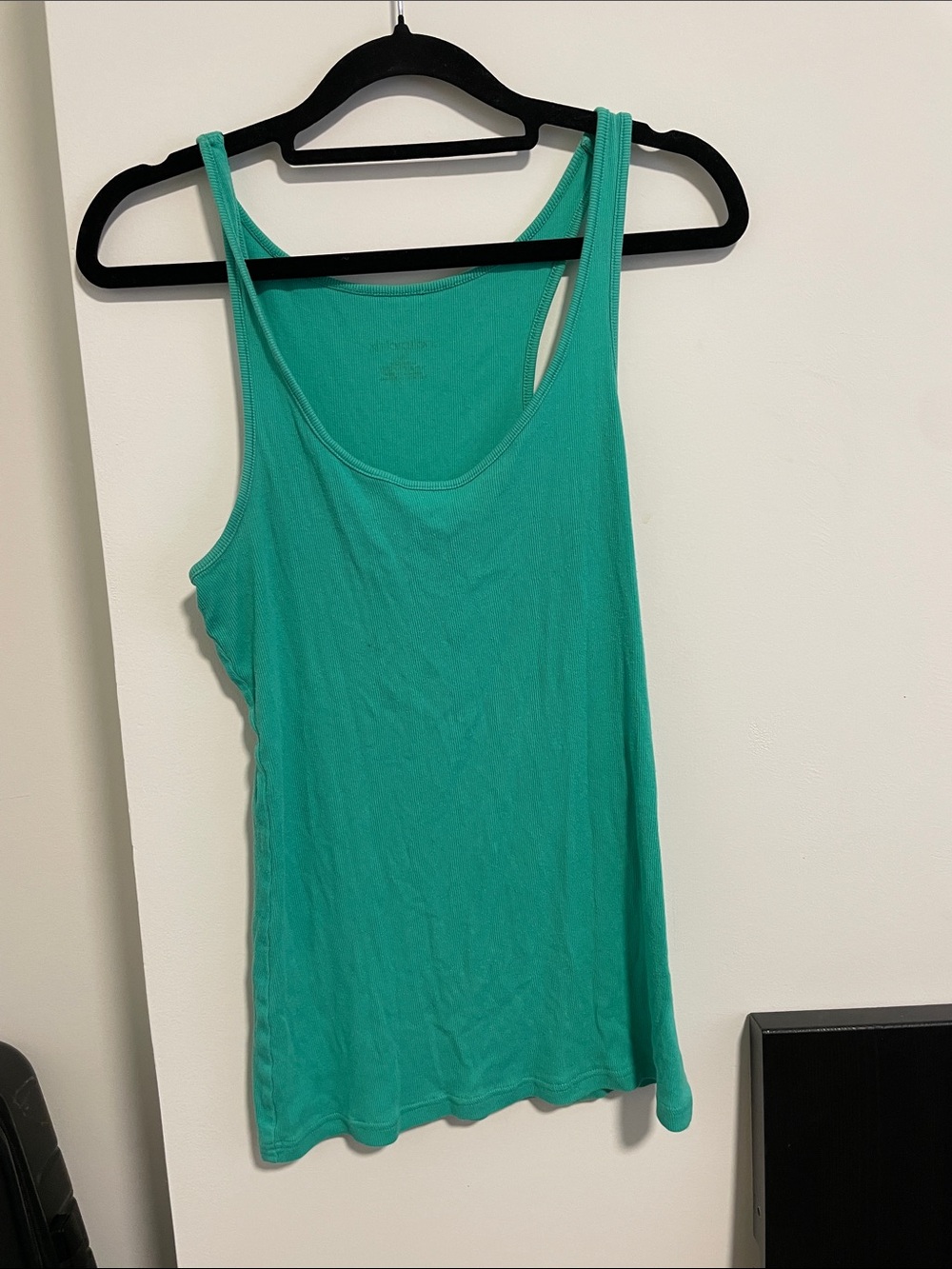 Basic Women's Teal Tank Top - Sleeveless Scoop Neck